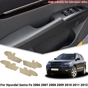 Envío de Fábrica, Cubierta de Panel de Puerta, Cubierta de Reposabrazos de Puerta de Cuero Suave para <span class=keywords><strong>Hyundai</strong></span> <span class=keywords><strong>Santa</strong></span> <span class=keywords><strong>Fe</strong></span> 2006 <span class=keywords><strong>2007</strong></span> 2008 2009 2010 2011 2012 - Product Image 1