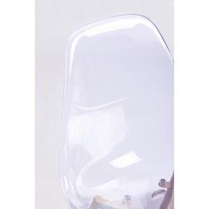 Asiento transparente Marco de metal Comedores al aire libre Muebles Sillas de comedor Salle a Manger Silla de sala de estar - Product Image 5