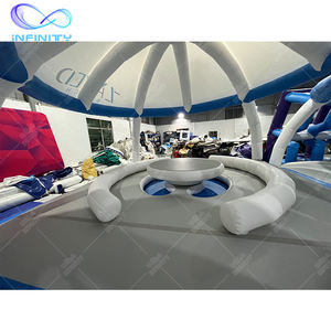 Infinity Floating Dock Play Water <span class=keywords><strong>Pub</strong></span> flotante con tienda de diseño personalizado Party Inflable Island Platform Bar para adultos - Product Image 6