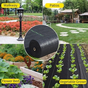 SDM PP/PE tissé Agriculture jardin tissu paillis tapis de mauvaises herbes pour jardin légumes couvre-sol tapis de contrôle des mauvaises herbes - Product Image 5