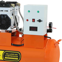 Compresseur d'air électrique portable Chine JR, neuf, avec moteur à piston sans huile, pompe à faible bruit, refroidissement par air