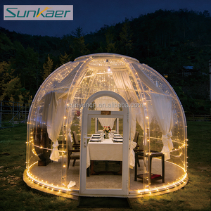 Sunkaer Maison en dôme de style fixe en aluminium promotionnelle Cantilever pour les <span class=keywords><strong>campings</strong></span> en plein air Maison en dôme de luxe Tente à bulles à <span class=keywords><strong>vendre</strong></span> - Product Image 3