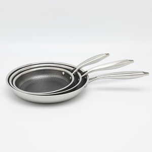 Modern 304 Food Grade Stainless Steel Cookware Set Triply Non-Stick Honeycomb Ceramic Skillets <strong>Frying</strong> <strong>Pan</strong> - Product Image 2