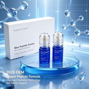 Sérum Facial Hydratant au Peptide Bleu GHK OEM 2026 pour la Réparation de la Barrière Cutanée et une Peau Lisse et Éclatante - Product Image 3