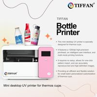 Impresora UV 360 Grabs para Botellas, Etiquetadora de Botellas de Agua, Impresora UV Cilíndrica para Botellas de Huevo, Plástico, Metal y Vidrio