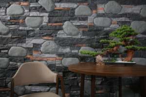 Panneaux muraux en pierre flexible de conception moderne, pierres artificielles pour l'extérieur, pour hôtels et bâtiments - Product Image 4