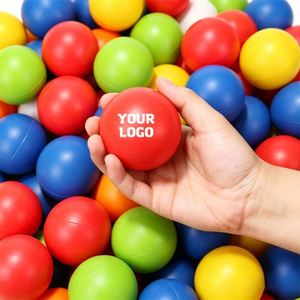 Fabricant sur mesure de balles anti-stress amusantes pour enfants, en forme de main, en PU, avec logo, jouet à presser pour enfants - Product Image 1