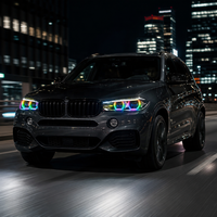 Pour BMW X5 F15, ensemble de phares modifiés, phares laser LED haut de gamme, feux de jour RGB Angel Eye
