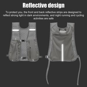 Sac à dos de course à pied hydratant ultraléger pour hommes, gilet de jogging respirant - Product Image 6