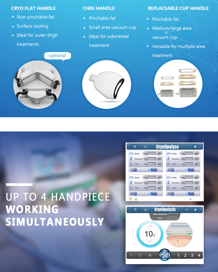 High Efficiency Relief Cryolipolysis Slimming Machine Non Invasive
