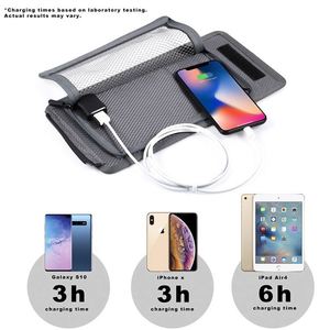 Sac à dos solaire 6,5 W pour téléphone portable et ordinateur portable, idéal pour le camping et les voyages en extérieur, avec chargeur USB – Vente chaude, personnalisable, certifié BSCI - Product Image 4