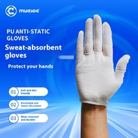 Vente directe usine – Gants de travail blancs en pur coton, respirants, fins, longueur opéra, texture lisse, sans silicone, sans poudre