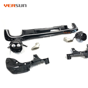 <span class=keywords><strong>C8</strong></span> RS4 All Road difusor ABS negro brillante para Audi <span class=keywords><strong>A4</strong></span> <span class=keywords><strong>C8</strong></span> parachoques trasero difusor allroad 2020 - Product Image 5