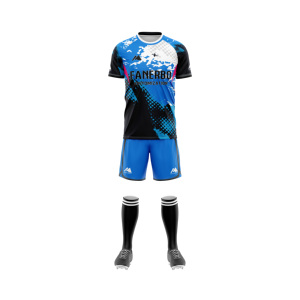 100% Polyester Sublimation Printed <b>Men's</b> Adult Garment Dyed Wholesale Soccer Jersey Custom Team Name Numbers Breathable Short - Product Image 3