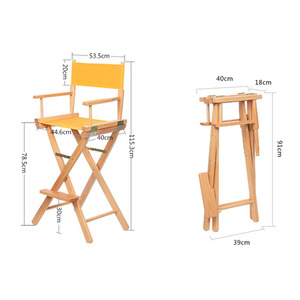 Chaise de réalisateur en bois de hêtre, rapport qualité-<span class=keywords><strong>prix</strong></span>, <span class=keywords><strong>prix</strong></span> compétitif et garantie d'excellente satisfaction client - Product Image 3