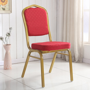 Silla Apilable Económica con Respaldo Alto de Tela <span class=keywords><strong>para</strong></span> Iglesia, Banquete, Vestíbulo, Hotel, Acento, Comedor y Eventos <span class=keywords><strong>para</strong></span> Habitación de Hotel - Product Image 5