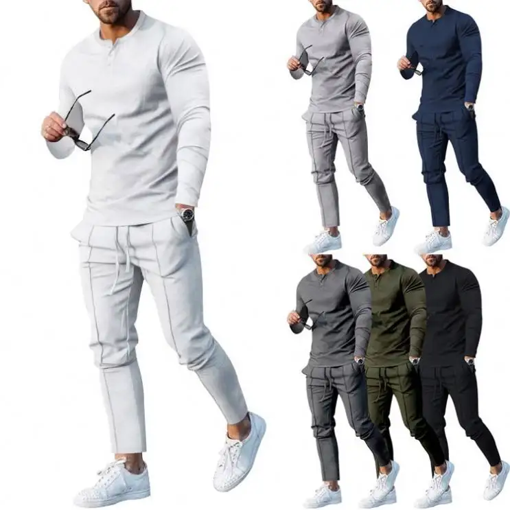For Mens Cotton Puff Print Sweatpants And Hoodie Set Unisex High Quality Manufacturer Custom Winter Tech Fleece Tracksuits