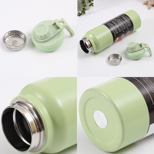 Botella de Agua Aislada de Acero Inoxidable 304 de 800 ml con Infusor de Té, Termo de Vacío de Doble Pared, Logotipo Personalizado, Taza Deportiva Portátil - Product Image 2