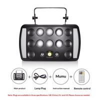 Mini projecteur papillon intelligent à induction sonore, LED clignotante/stroboscopique, faisceau laser, éclairage de scène AV100-240V