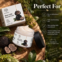 Crème Visage Anti-Âge à la Niacinamide et à la Truffe Noire Fermentée, Antioxydante, Raffermissante, Éclaircissante, Hydratante, Réparatrice de la Barrière Cutanée