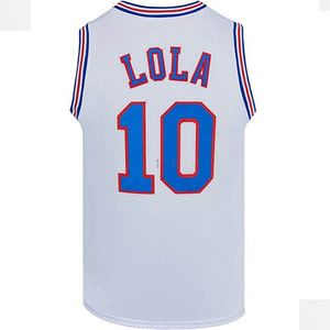 Bugs #1 White Space Jam Movie <span class=keywords><strong>Maillot</strong></span> de basket-ball cousu de meilleure qualité - Product Image 1