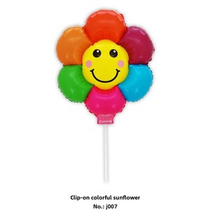 Ballon en aluminium à clipser avec poignée, motif dessin animé, article de stand de marché nocturne, cadeau de la Fête des Enfants, jouet gonflable pour l'école - Product Image 2