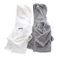Peignoirs en coton à capuche chauffants pour enfants et bébés, vente en gros, pour filles et garçons, motif éléphant