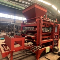 Machine automatique de fabrication de blocs 4-15, machine de production de briques creuses en ciment