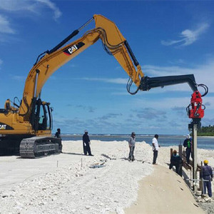 Nuovo Design coreano Ec210 escavatore vibratore martello pila con braccio ausiliario Vibro martello - Product Image 2