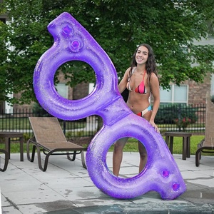 Flotador inflable en forma de tubo <span class=keywords><strong>para</strong></span> <span class=keywords><strong>piscina</strong></span>, anillo de natación <span class=keywords><strong>para</strong></span> 2 personas con 4 portavasos, <span class=keywords><strong>flotadores</strong></span> de <span class=keywords><strong>piscina</strong></span>, juguete <span class=keywords><strong>para</strong></span> adultos - Product Image 4