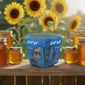 Customizable High-quality Royal <strong>Honey</strong> Box - Hexagonal Transparent <strong>Honey</strong> Box - Product Image 2