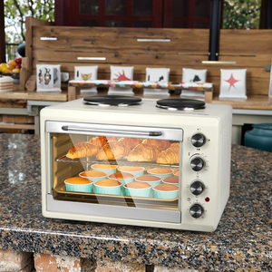 Horno Eléctrico de Convección Multifuncional de Gran Capacidad (56L) para Uso Doméstico y Exterior, con Protección contra Sobrecalentamiento - Product Image 1