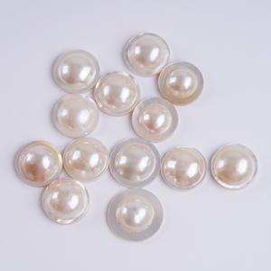 Cuentas de Concha de Caballito Naturales en Forma de Huevo de 18-20 mm, Perlas Sueltas para Manualidades, Accesorios para Anillos, Horquillas para el Cabello - Product Image 3