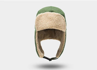 Nuevo Diseño Gorro Ushanka Grueso para Hombre, para Invierno, Ciclismo, con Orejeras, Cálido, Estilo Lei Feng, Cortavientos, para Nieve, Protección para los Oídos, Gorro de Piloto