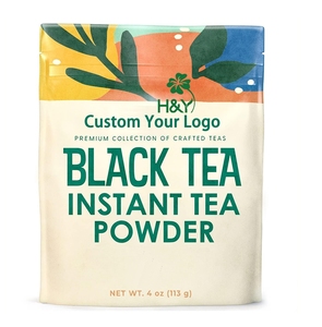 Оптовая цена мгновенный черный чай порошок натуральный чистый пищевой Черный чай экстракт порошка - Product Image 1