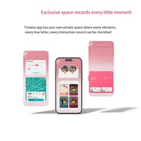 Bracelet d'induction intelligent pour couple, en matériaux mixtes, pour la communication à distance, cadeau interactif pour la Saint-Valentin
