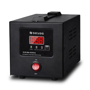 Mini régulateur de relais de Type bureau <span class=keywords><strong>500</strong></span>/1000VA 220V/230V affichage numérique Style européen AVR/AVS/DVS - Product Image 1