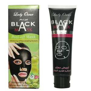 oily skin strawberry nose peel off mask solve big pores blackhead problem draw out Blackhead peel off mask