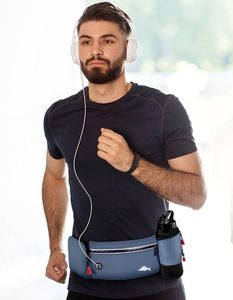 Free Sample Hydration Waist Pack with <b>Storage</b> Area & Run Flask 18oz Running, Hiking, Camping, Cycling - Product Image 2