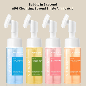 Quantité minimale de commande bas <span class=keywords><strong>pas</strong></span> <span class=keywords><strong>cher</strong></span> personnalisé acide lavage du <span class=keywords><strong>visage</strong></span> brosse personnalisée en silicone nettoyage du <span class=keywords><strong>visage</strong></span> brosse lavage - Product Image 2