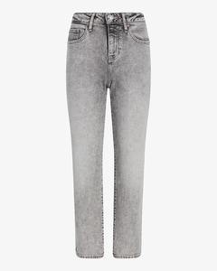 Pantalones casuales de alta calidad para mujer Jeans de mezclilla Boyfriend destruidos Tallas grandes Jeans ajustados <span class=keywords><strong>grises</strong></span> de tiro alto - Product Image 6