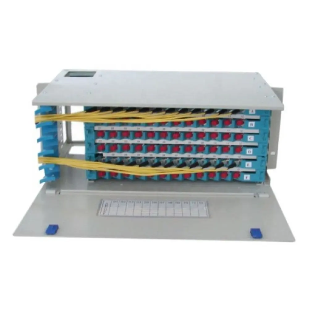 Fiber optik dağıtım çerçevesi 96 çekirdekli ODF fiber yama paneli