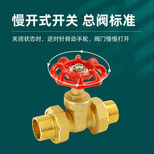 Vanne à boisseau épaisse à filetage mâle 20, double union, 4/6 points, 1 pouce DN15, robinet de compteur d'eau en cuivre, interrupteur de tuyau d'eau - Product Image 3