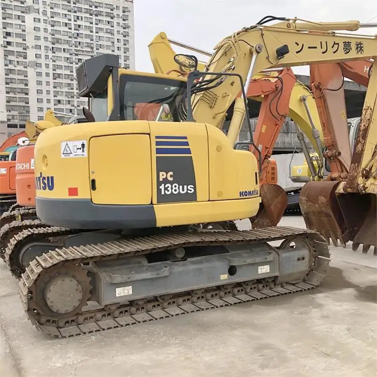 Diskon alat penggali pc138US bekas Komatsu dilacak tangan Komatsu pc138US