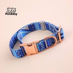 2025 gran oferta superventas hebilla de Metal colorido nailon cómodo transpirable mascota gato perro Universal Collar Correa conjunto - Product Image 5