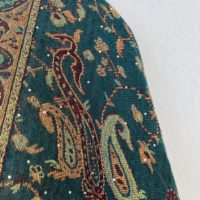 Ensemble Abaya en Pashmina Viscose avec Châle Scintillant Orné de Strass, Style Artisanal, Long et Charmant, pour Femme, Idéal pour les Festivals et la Maison