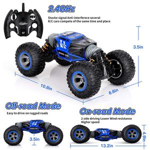 Coche de Acrobacias a Control Remoto Zhengguang 1/16, Doble Cara, 4X4, Derrape, Juguetes de Acrobacias, Coche de Acrobacias <span class=keywords><strong>Twister</strong></span> Rc de 10 km/h para Niños - Product Image 6
