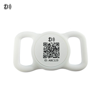 Personalisierter Einzigartiger QR-Code NFC-Chip Silikon-Haustiermarke NFC-Hundemarke Mehrfarbig für Anti-Verlust bei Haustieren