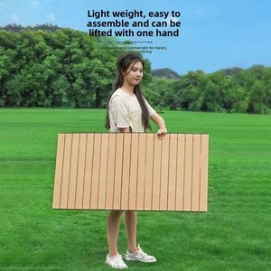 Mesas y Sillas Plegables para Acampar al Aire Libre <span class=keywords><strong>con</strong></span> Aleación de Carbono - Juego de Muebles para Exteriores para Picnic y Uso en Puestos - Product Image 3