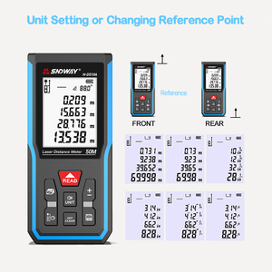 جهاز قياس المسافات بالليزر الأحمر SNDWAY H-D710A بمدى 70 متر مع شاشة LCD 2.0 بوصة للقياسات الهندسية - Product Image 3
